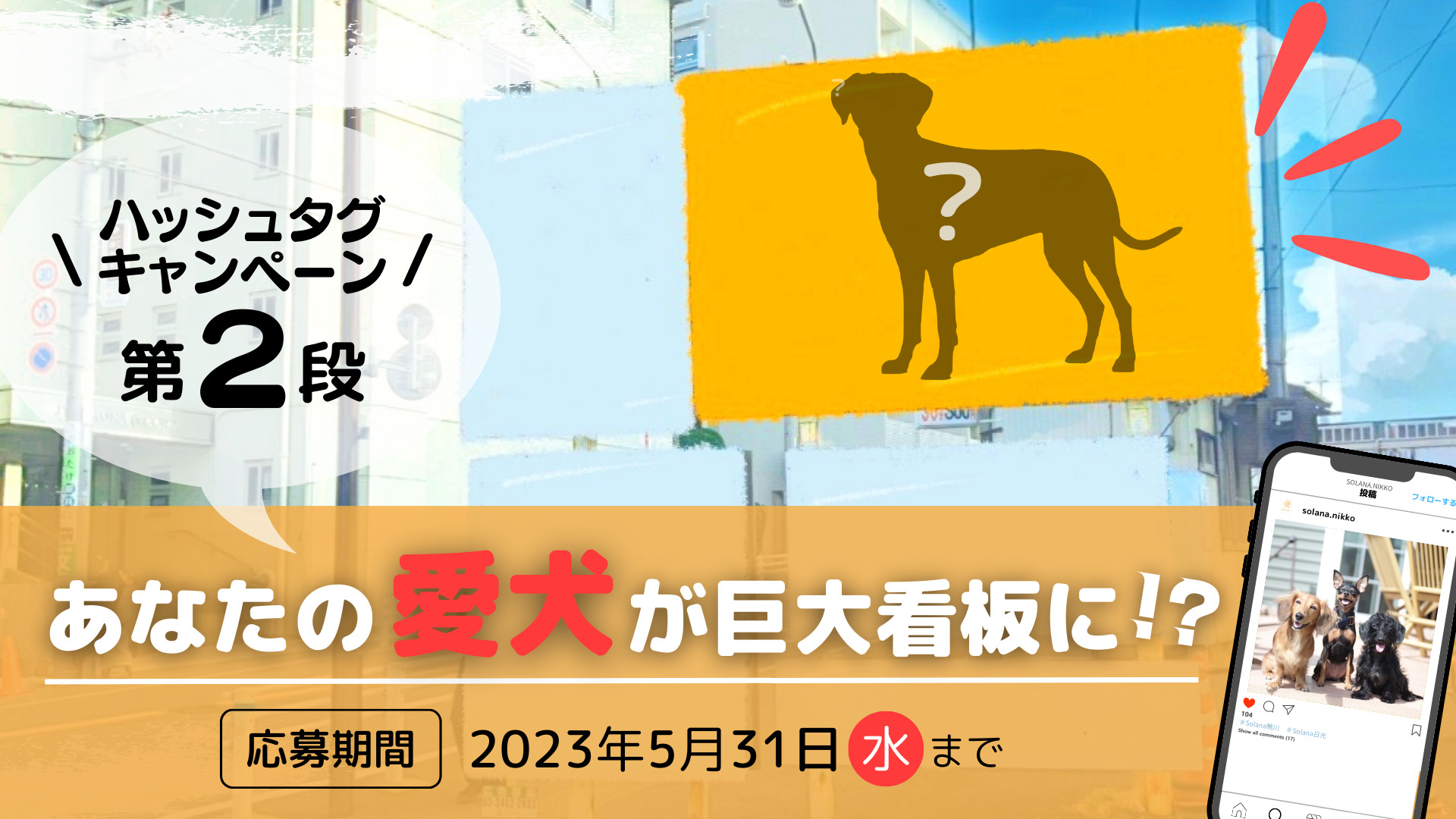 ハッシュタグキャンペーン第2段【2/1～5/31】
