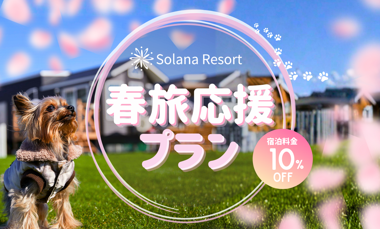 【期間限定】春旅応援プラン｜4月末までのご予約で対象施設10％OFF